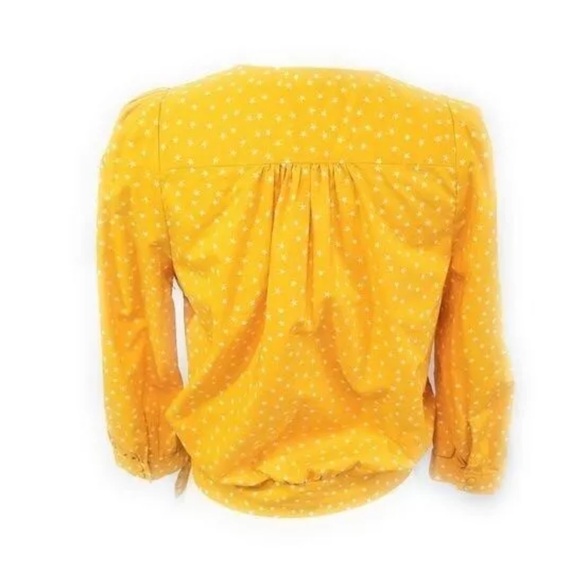 Madewell Wrap Top in Star Scatter Sz XS - Picture 7 of 8